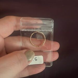 Brand new gold ring size 6 1/2